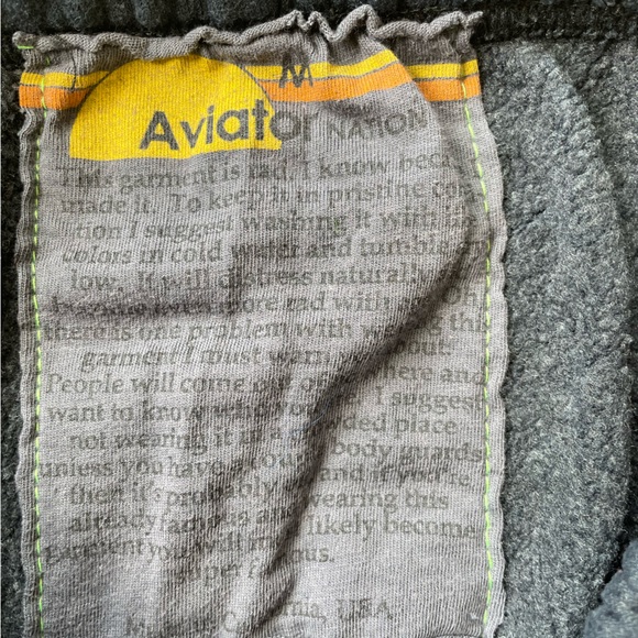 AVIATOR NATION. Navy 5 Stripe Sweatpants. Women’s Size Medium. - Picture 3 of 8